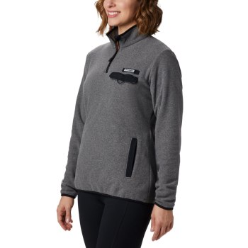 Columbia Pullover Dames, Harborside II Fleece Zwart, 27QNVESYX